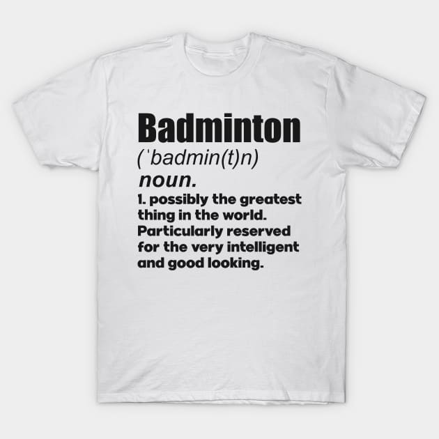 Badminton girl coach gift. Perfect present for mother dad friend him or her T-Shirt by SerenityByAlex